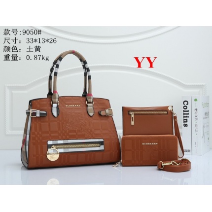 New Arrivals Cheap Burberry Handbags 3pcs a Set in 153156