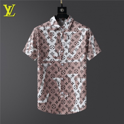 Louis Vuitton Short-Sleeved Shirts for Men in 155383