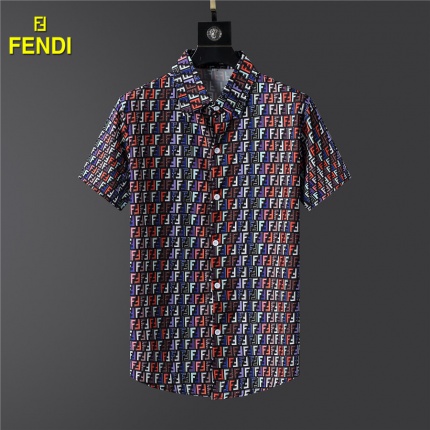 New Arrivals Fendi Short Sleeve Shirts For Men in 155387