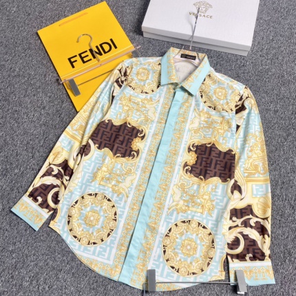 New Arrivals Fendace Long Sleeve Shirts For Men in 155904