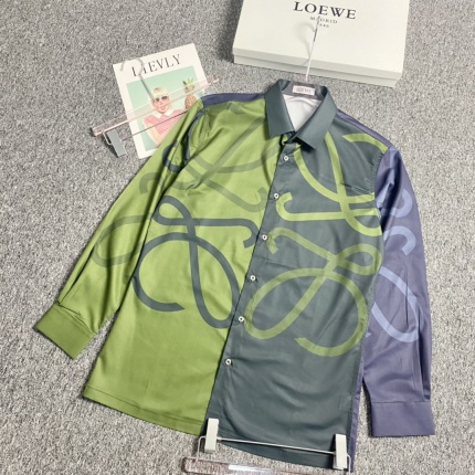 New Arrivals Loewe Long Sleeve Shirts For Men in 155916