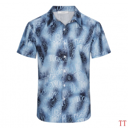 New Arrivals Dior Short Sleeved Shirts for Men in 156400