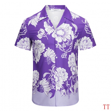 New Arrivals Valentino Short Sleeved Shirts for Men in 156401