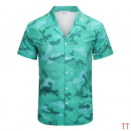 New Arrivals Valentino Short Sleeved Shirts for Men in 156403