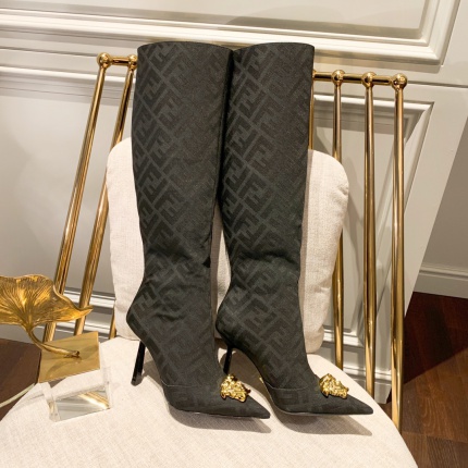 New Arrivals Top quality Fendi x Versace Boots For Women in 156909