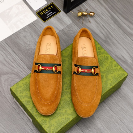 New Arrivals High quality Gucci Leather Shoes For Men in 157010
