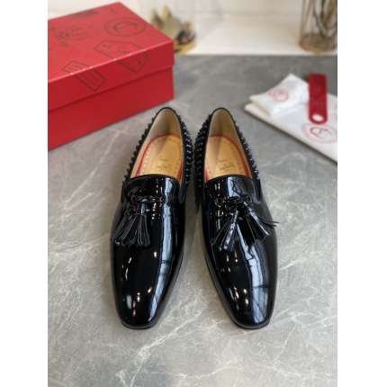 New Arrivals Christian Louboutin Dress Leather Shoes For Men in 157725