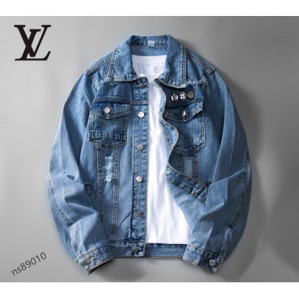 New Arrivals Louis Vuitton Demin Jackets For Men in 157811