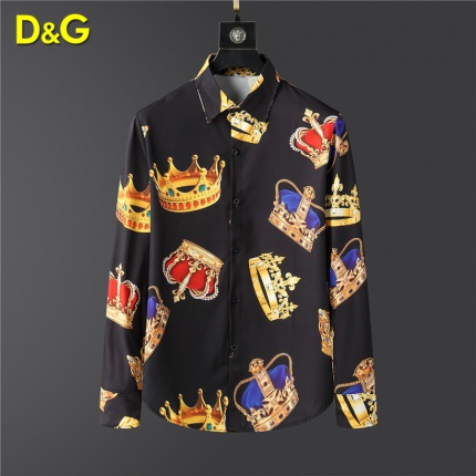 New Arrivals D&G Long Sleeve Shirts For Men in 157881