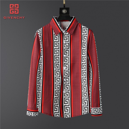 New Arrivals Givenchy Long Sleeve Shirts For Men in 157889