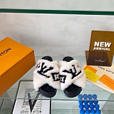 New Arrivals Louis Vuitton Fur Slippers For Women in 158417