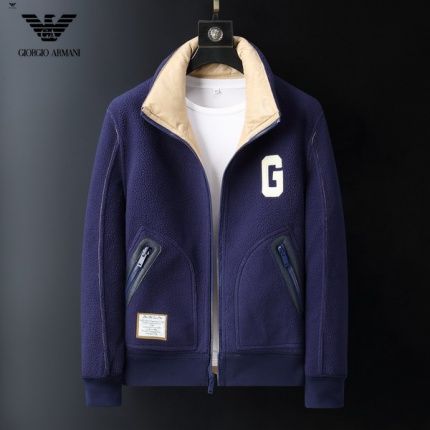 New Arrivals Armani reversible leather Jackets For Men in 159002