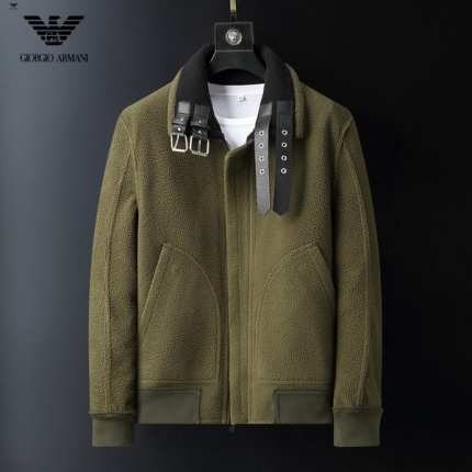 New Arrivals Armani reversible leather Jackets For Men in 159003