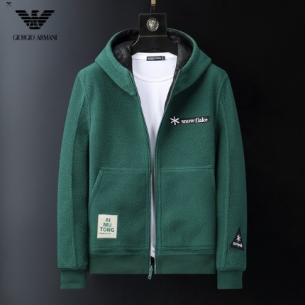 New Arrivals Armani reversible leather Jackets For Men in 159008