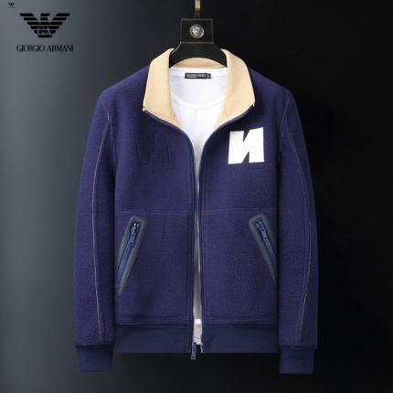 New Arrivals Armani reversible leather Jackets For Men in 159009