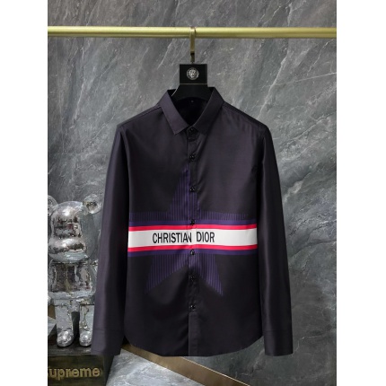 Dior Long Sleeve Polo Shirts for Men in 159742