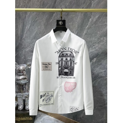 Dior Long Sleeve Polo Shirts for Men in 159744