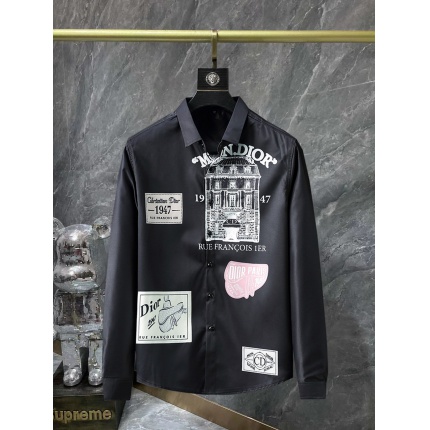 Dior Long Sleeve Polo Shirts for Men in 159745