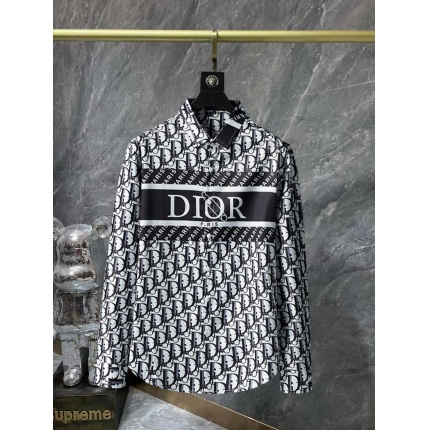 Dior Long Sleeve Polo Shirts for Men in 159746