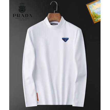 New Arrivals Prada High Collar T-Shirts For Men in 159865