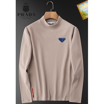 New Arrivals Prada High Collar T-Shirts For Men in 159866