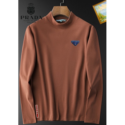 New Arrivals Prada High Collar T-Shirts For Men in 159867