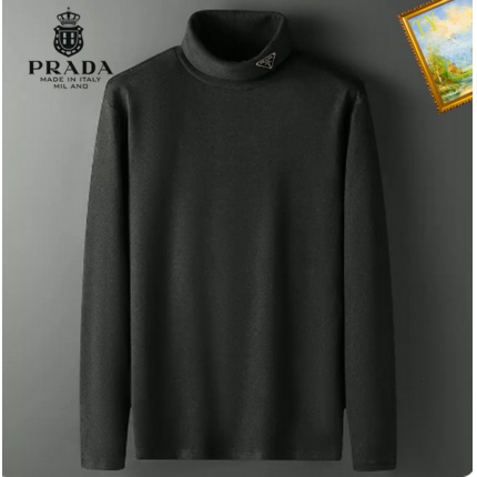 New Arrivals Prada High Collar T-Shirts For Men in 159871