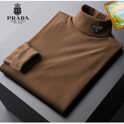 New Arrivals Prada High Collar T-Shirts For Men in 159872