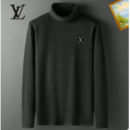 New Arrivals Louis Vuitton High Collar T-Shirts For Men in 159875