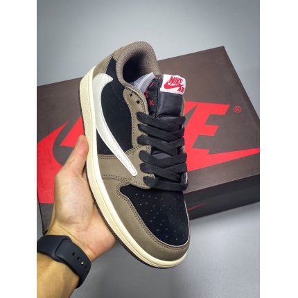 Travis Scott x Fragment x Air Jordan 1 Low Sneakers size 35-45 in 160094