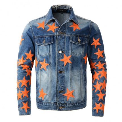 New Arrivals Amiri Jeans Jackets For Men in 160130