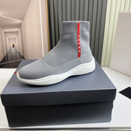 New Arrivals Prada high top Boots For Men in 160170