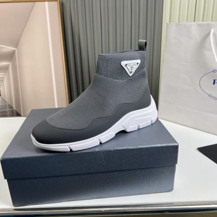 New Arrivals Prada high top Boots For Men in 160174