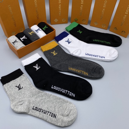 New Arrivals Louis Vuitton Socks A pack in 160912