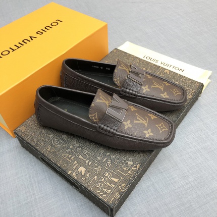 Louis Vuitton Leather Loafers For Men in 166588