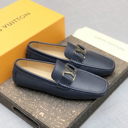 Louis Vuitton Leather Loafers For Men in 166623