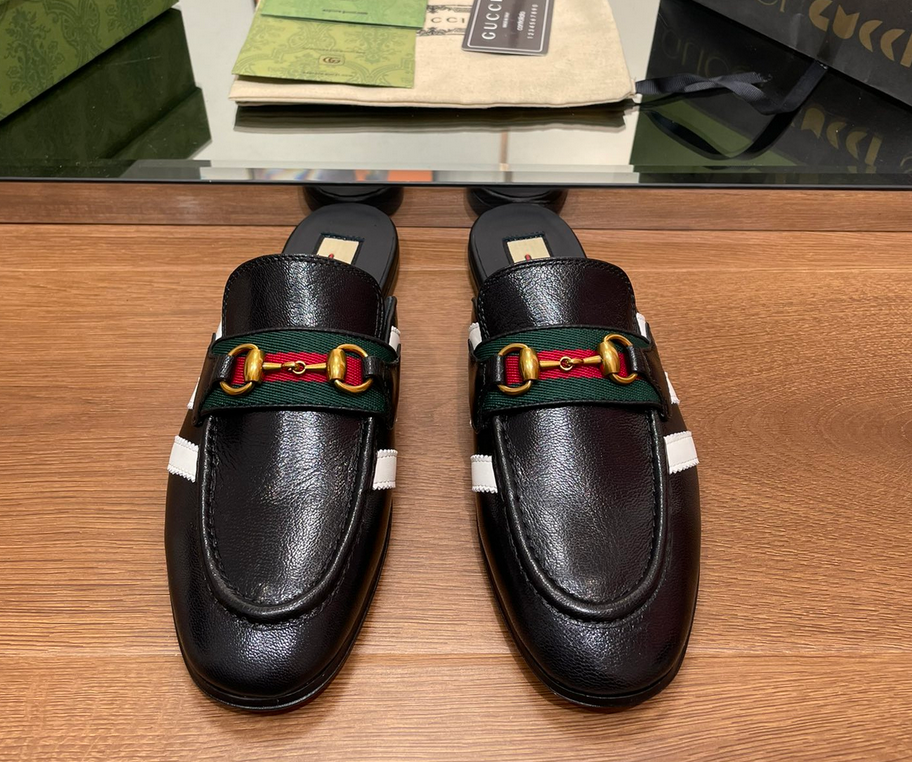 Cheap New Arrivals Gucci x Adidas Loafers For Women in real leather in 160951, $90 USD- [IB160951] - Replica Gucci Loafers For Women
