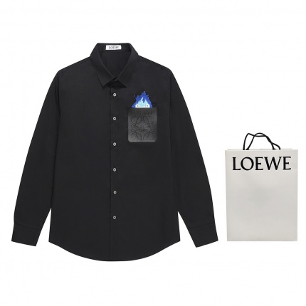 New Arrivals Loewe Long Sleeve Shirts For Men in 168017