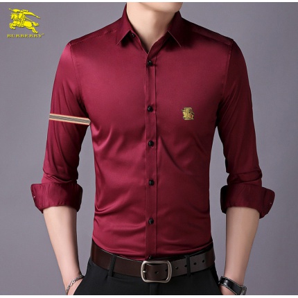 Burberry Long-Sleeved Polo Shirts for Men in 169597