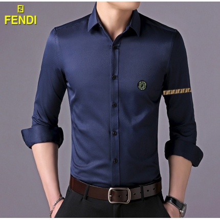 Fendi Long-Sleeved Polo Shirts for Men in 169613