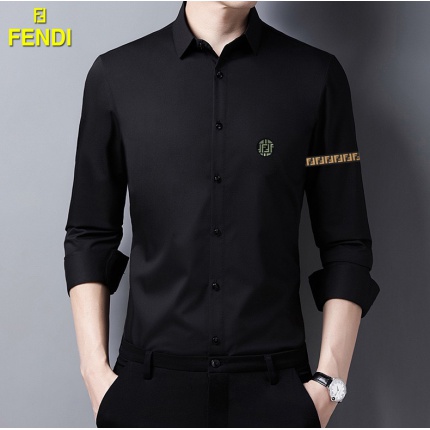 Fendi Long-Sleeved Polo Shirts for Men in 169615