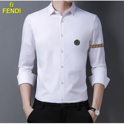 Fendi Long-Sleeved Polo Shirts for Men in 169616