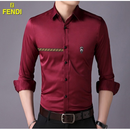 Fendi Long-Sleeved Polo Shirts for Men in 169620