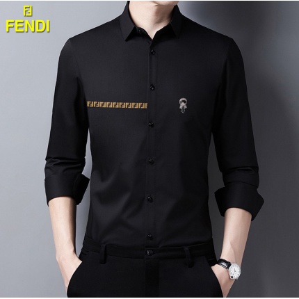 Fendi Long-Sleeved Polo Shirts for Men in 169621