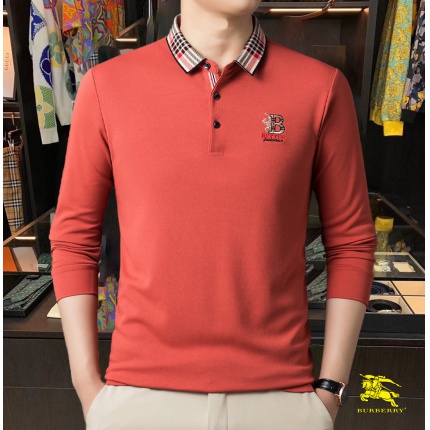 Burberry Long-Sleeved Polo Shirts for Men in 169632