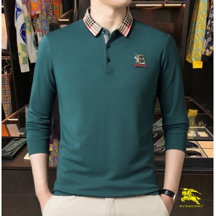 Burberry Long-Sleeved Polo Shirts for Men in 169634