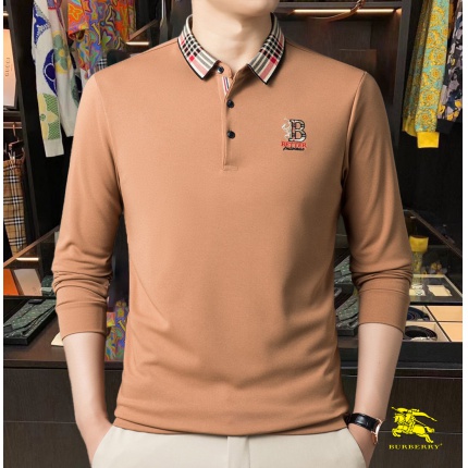 Burberry Long-Sleeved Polo Shirts for Men in 169636
