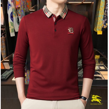 Burberry Long-Sleeved Polo Shirts for Men in 169637