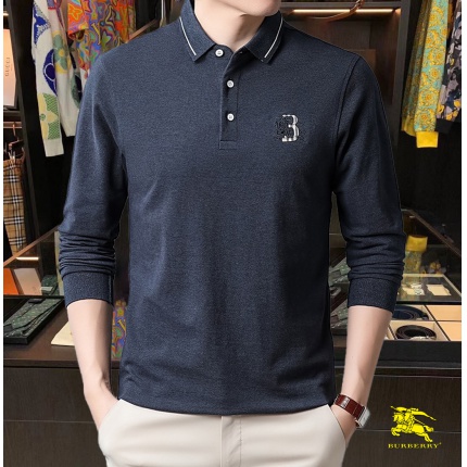 Burberry Long-Sleeved Polo Shirts for Men in 169640