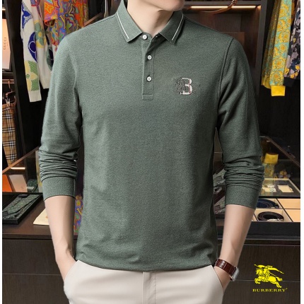 Burberry Long-Sleeved Polo Shirts for Men in 169641